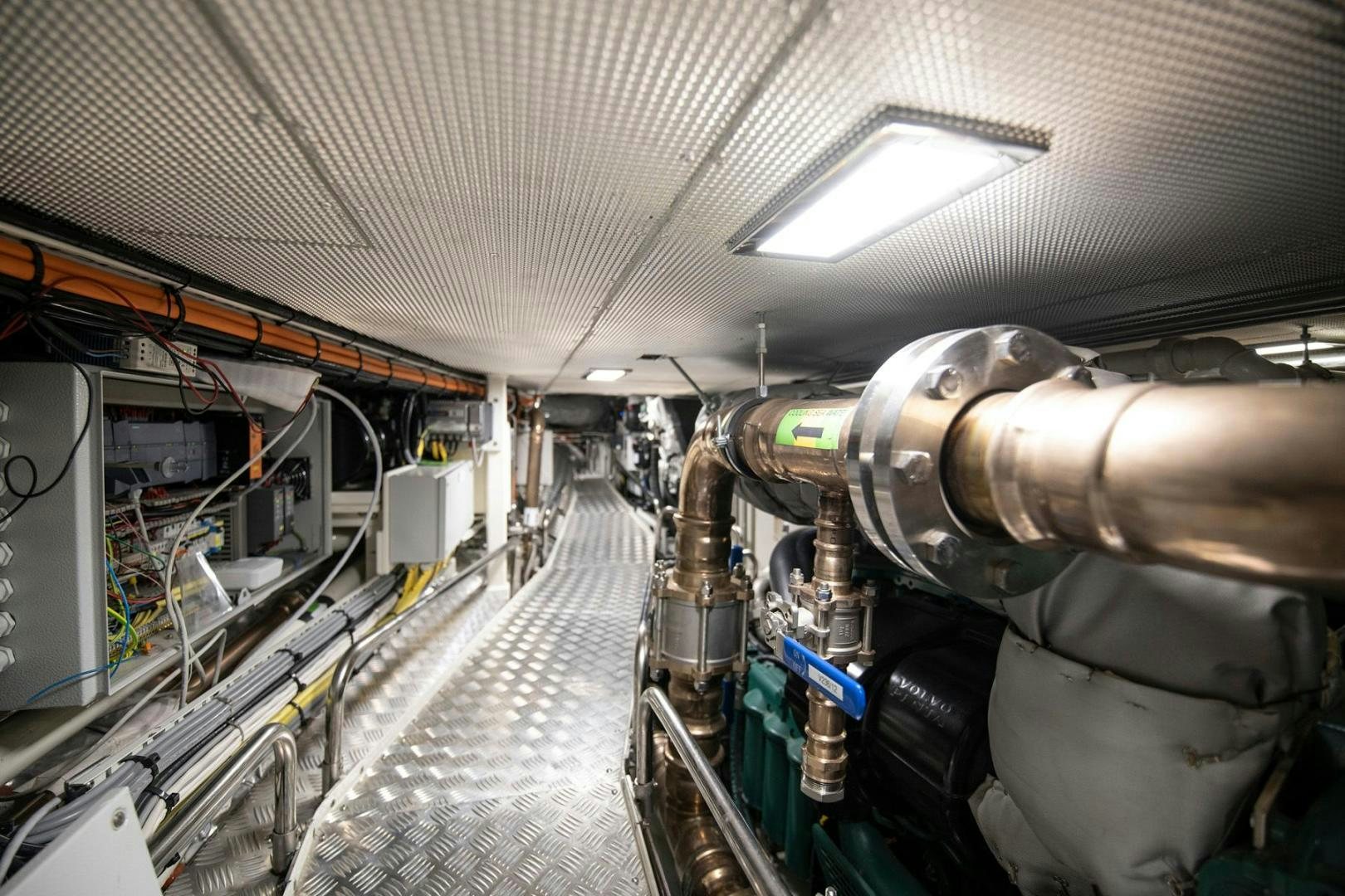 a large factory with machinery aboard MELODY Yacht for Sale