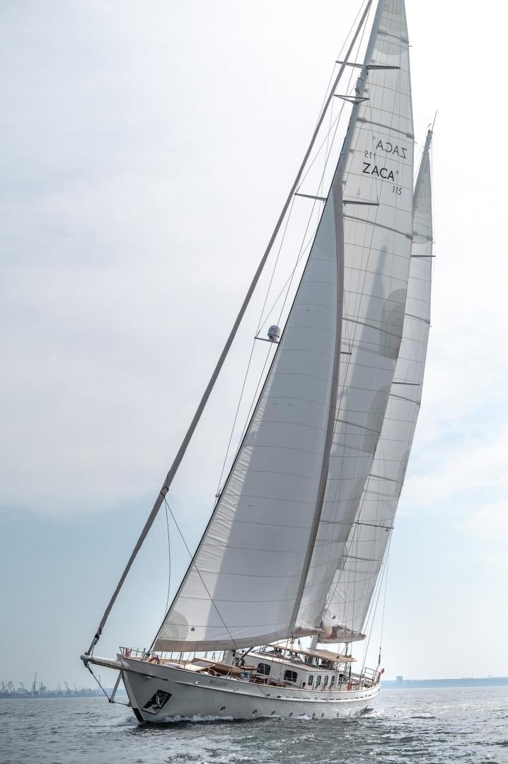 a sailboat on the water aboard MELODY Yacht for Sale