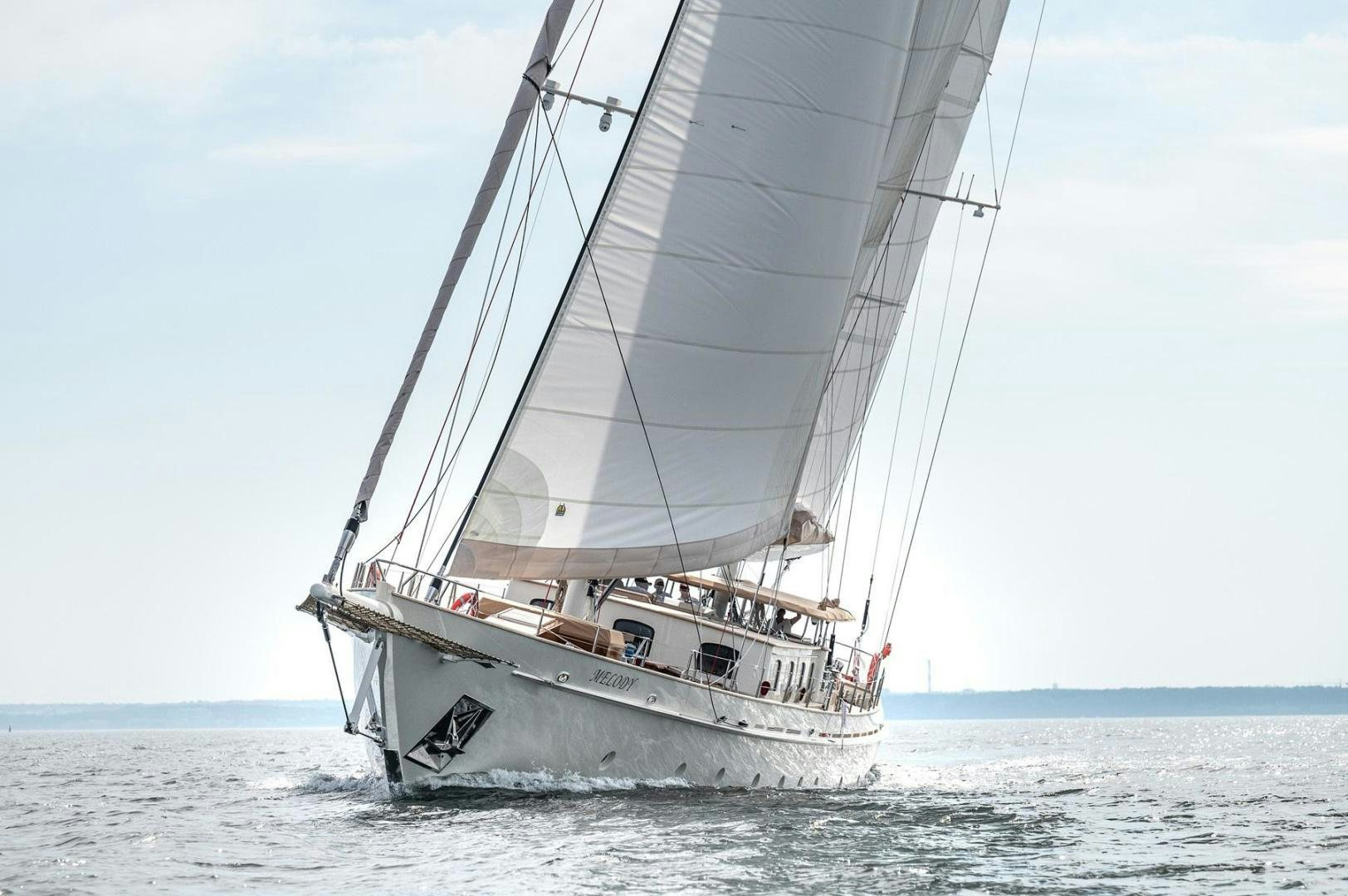 a sailboat on the water aboard MELODY Yacht for Sale