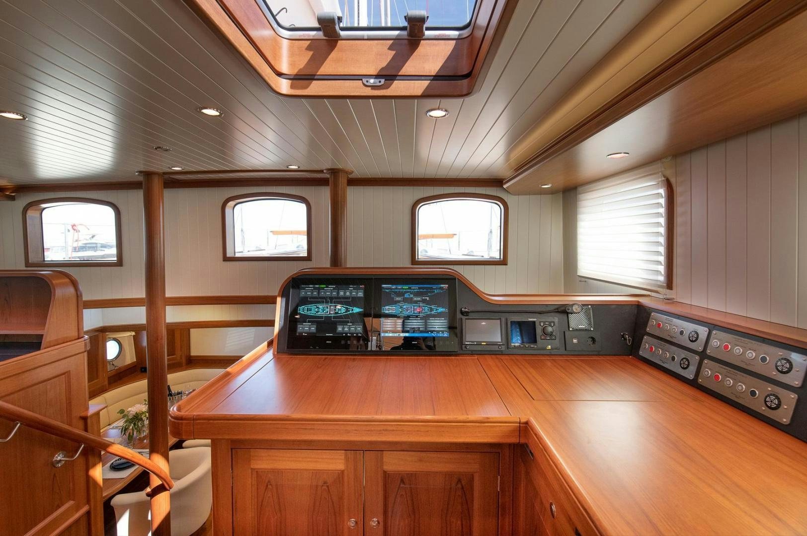 inside of a vehicle aboard MELODY Yacht for Sale
