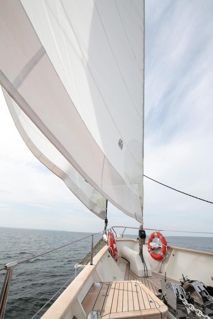 a sailboat on the water aboard MELODY Yacht for Sale
