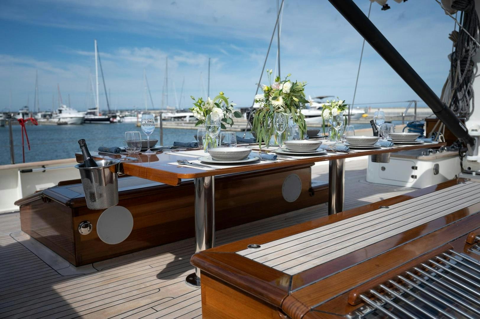 a boat on the water aboard MELODY Yacht for Sale