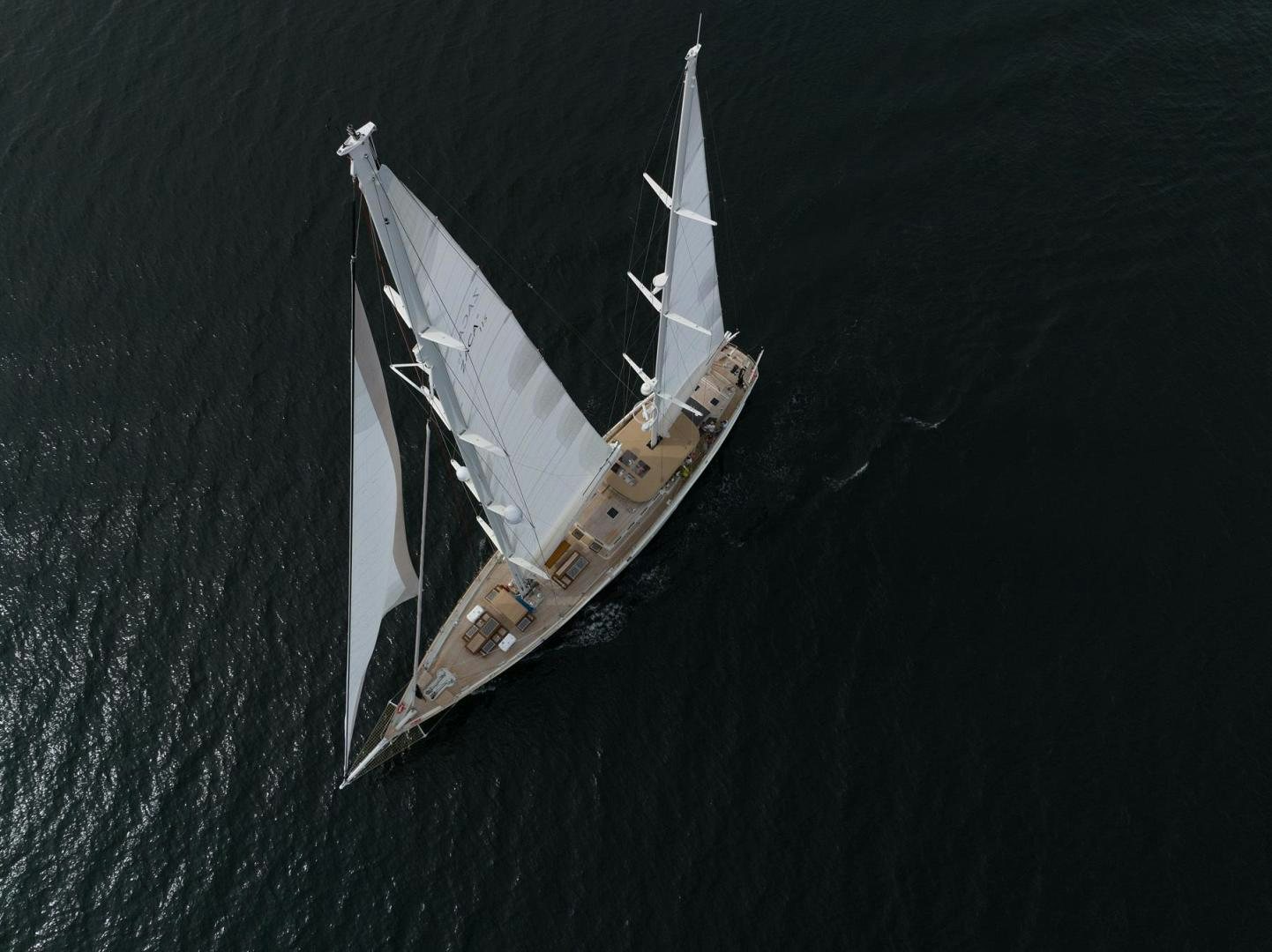 a space shuttle in the air aboard MELODY Yacht for Sale