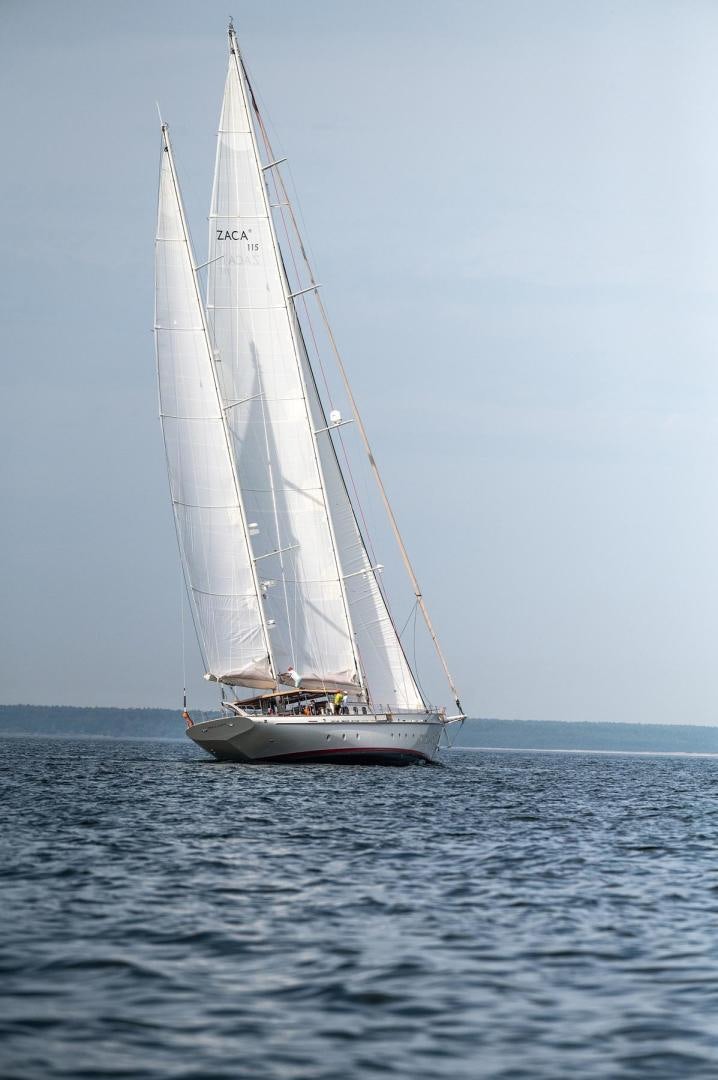 a sailboat in the water aboard MELODY Yacht for Sale