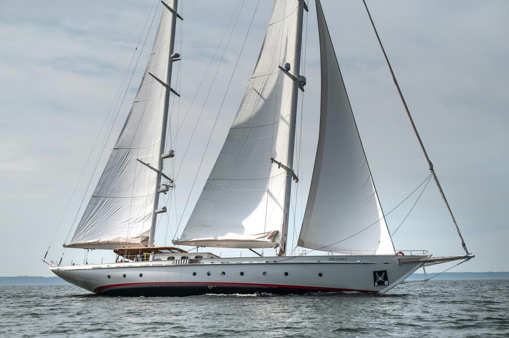 a sailboat on the water aboard MELODY Yacht for Sale
