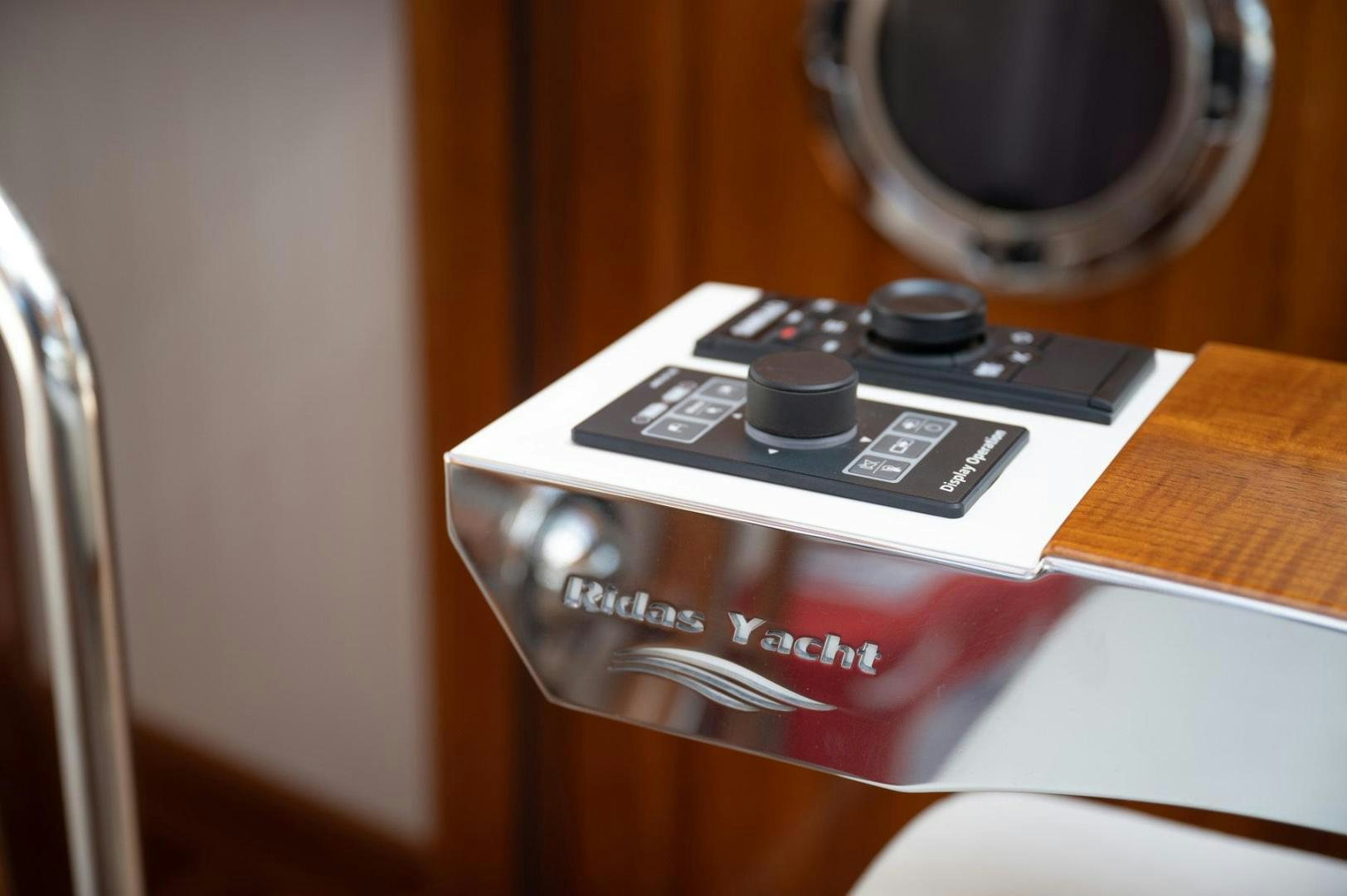 a close-up of a radio aboard MELODY Yacht for Sale