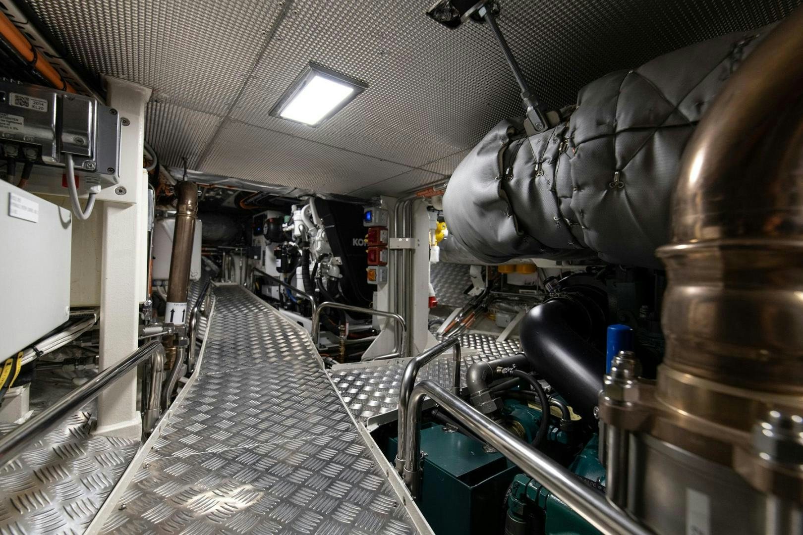 a factory with machinery aboard MELODY Yacht for Sale