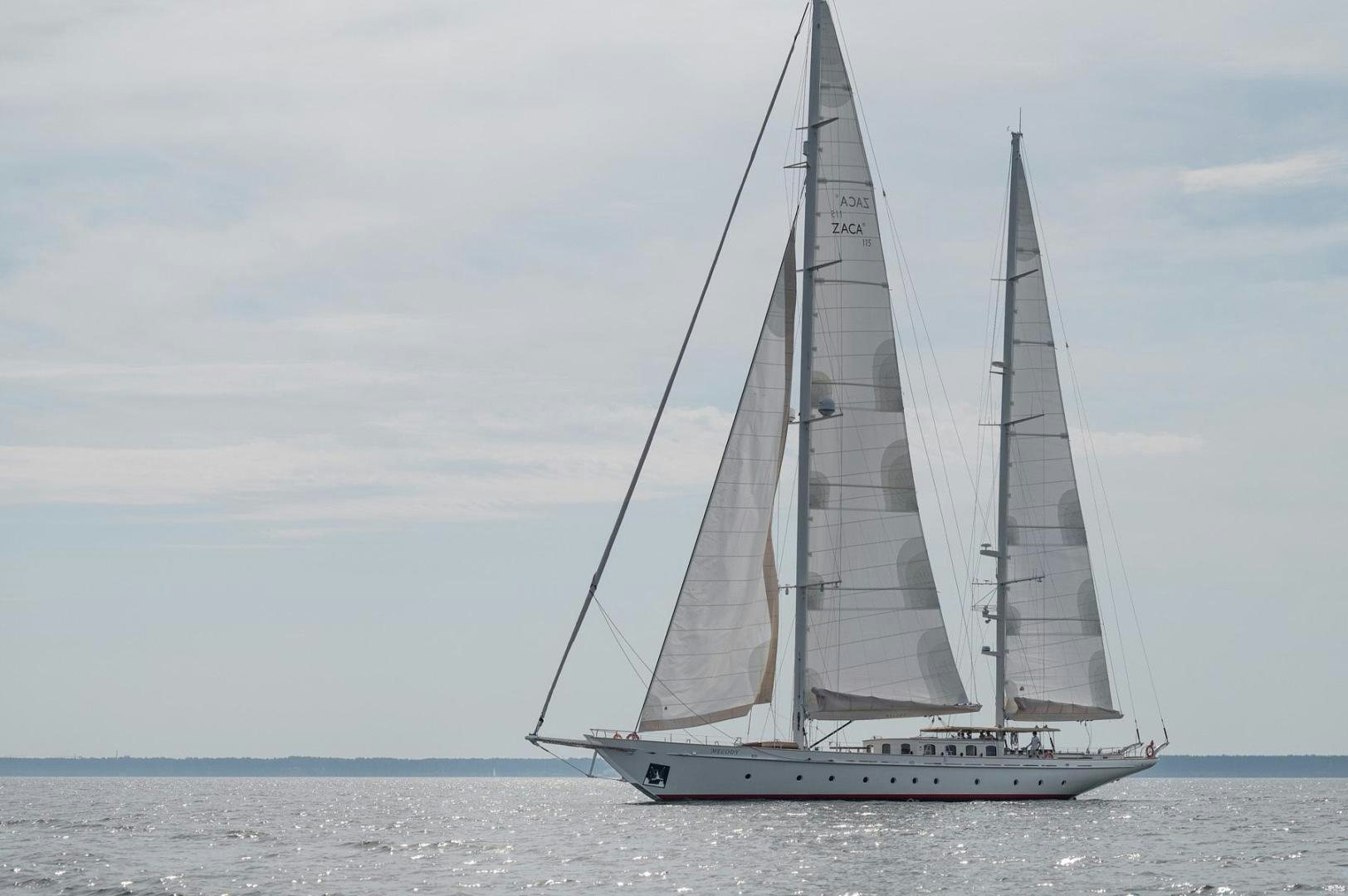 a sailboat on the water aboard MELODY Yacht for Sale