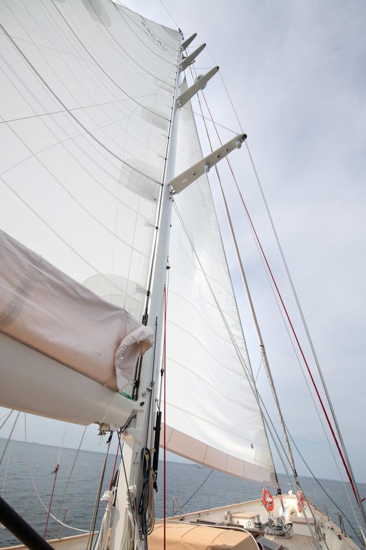 a sailboat on the water aboard MELODY Yacht for Sale