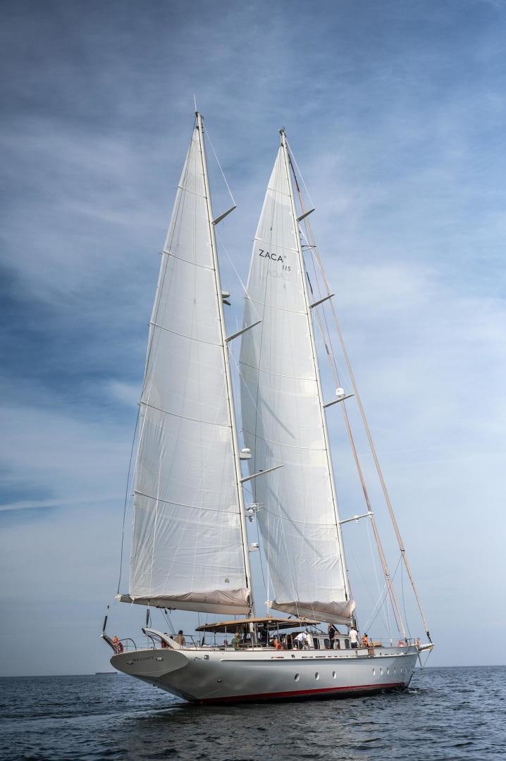a sailboat on the water aboard MELODY Yacht for Sale