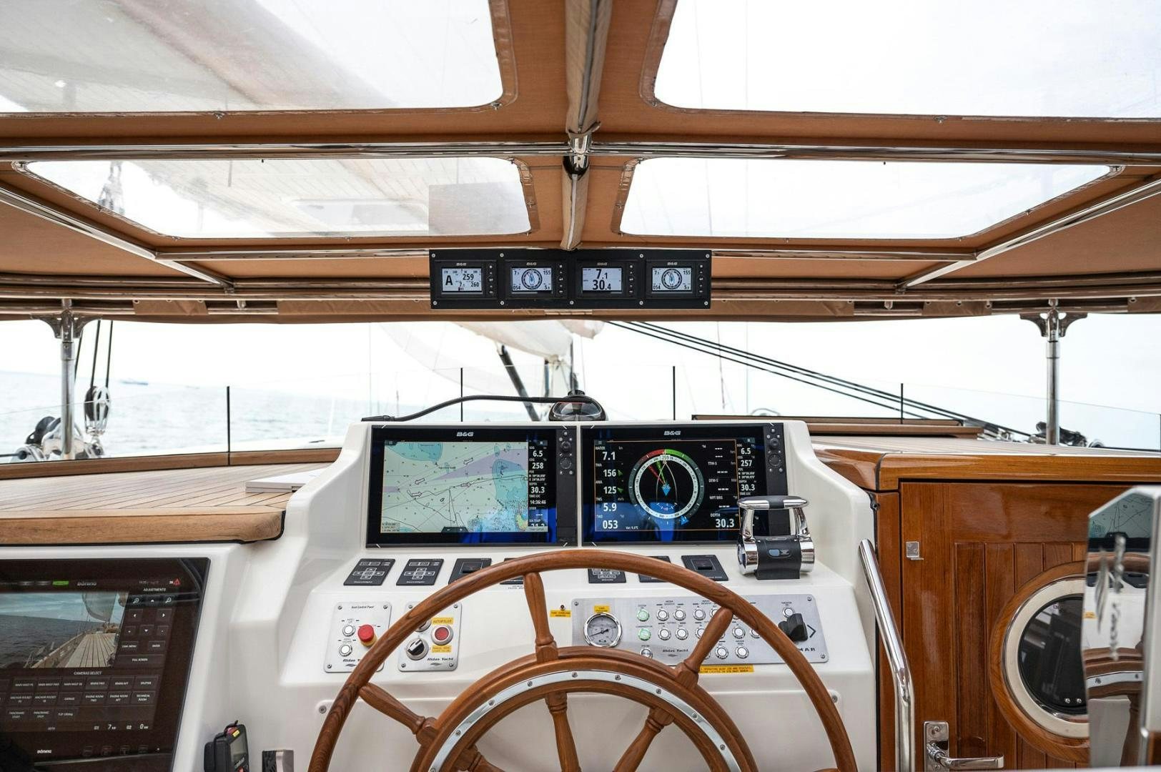 a radio inside a building aboard MELODY Yacht for Sale