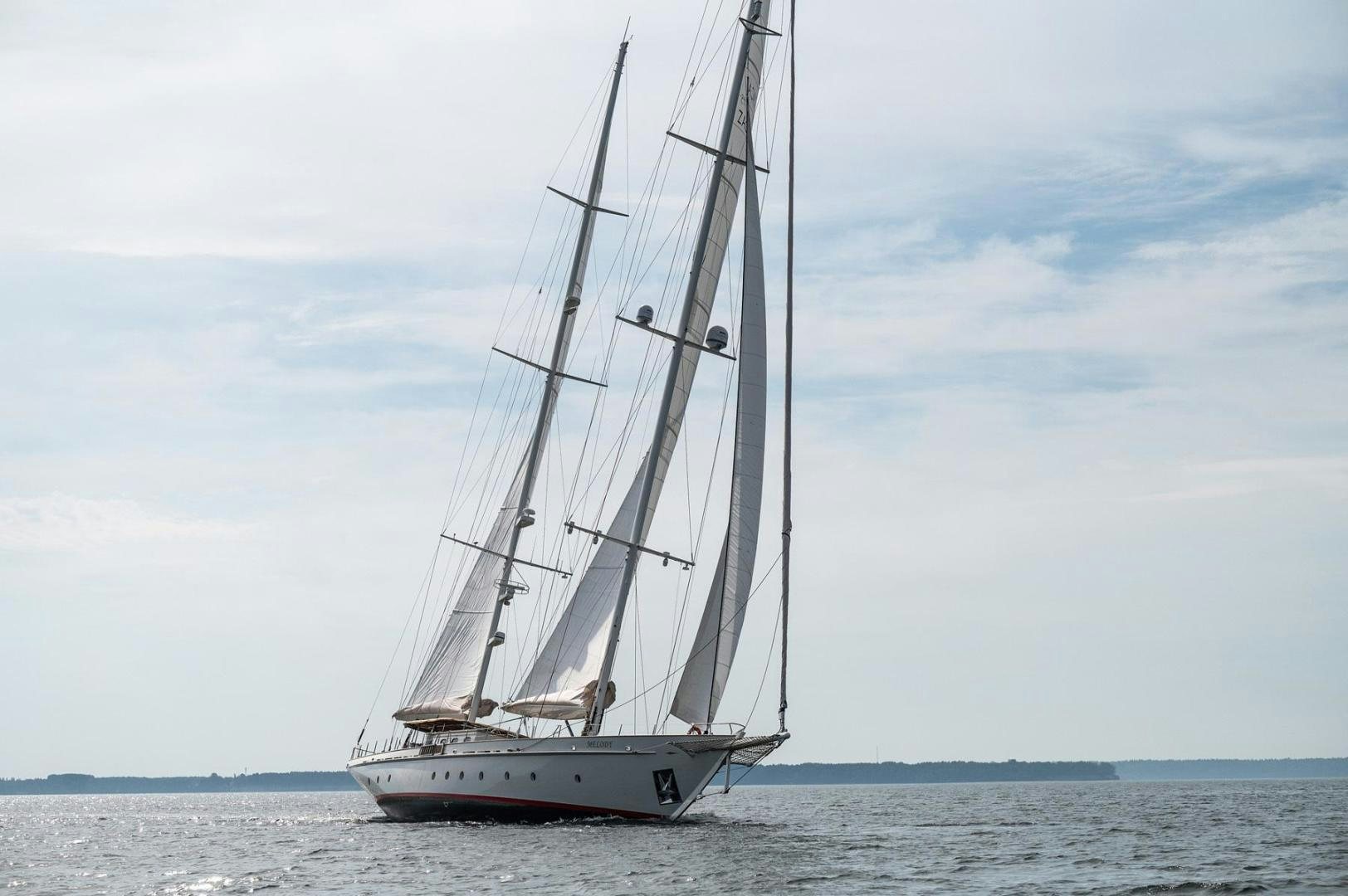 a sailboat on the water aboard MELODY Yacht for Sale