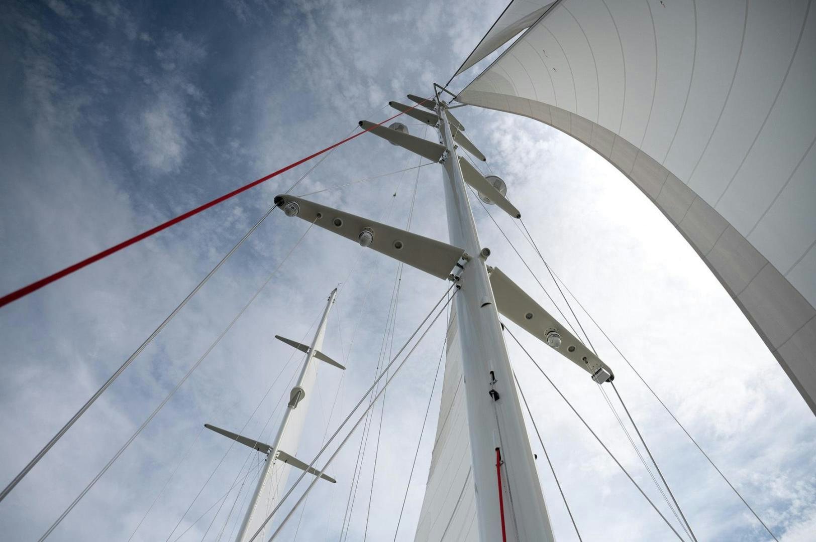 a sailboat with ropes aboard MELODY Yacht for Sale
