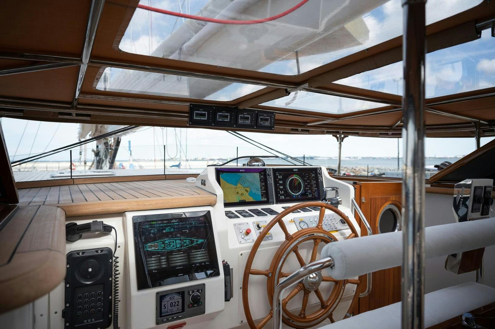 inside of a vehicle aboard MELODY Yacht for Sale