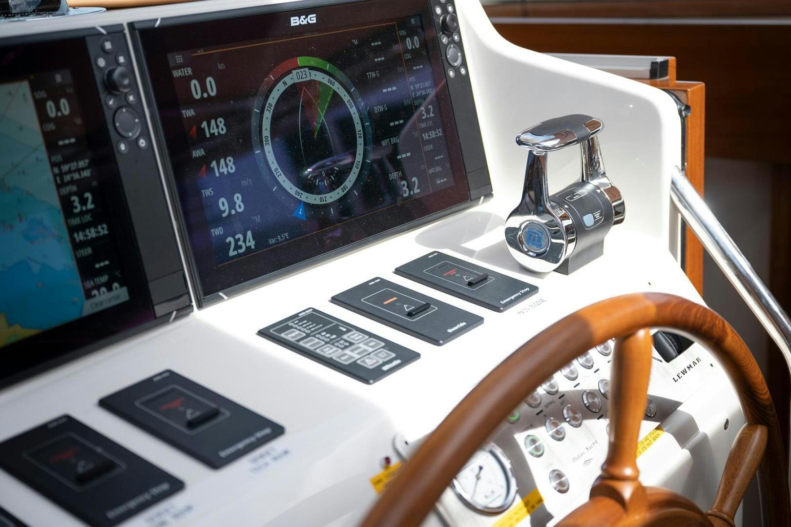 a machine with a screen aboard MELODY Yacht for Sale
