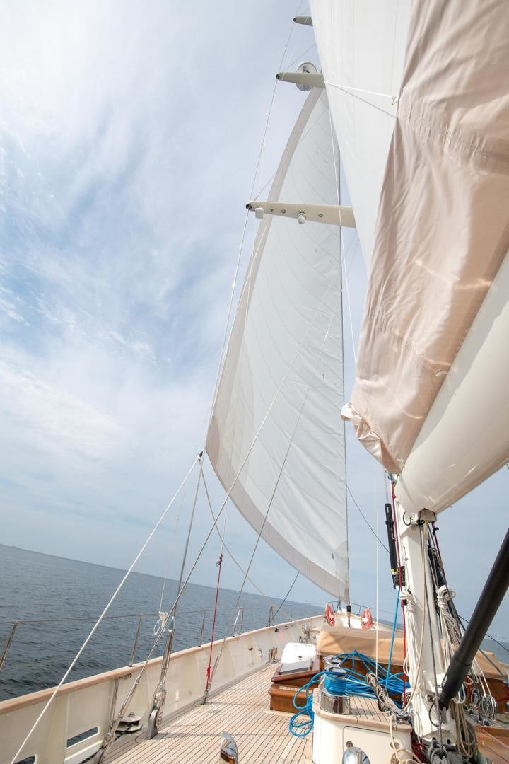 a sailboat on the water aboard MELODY Yacht for Sale