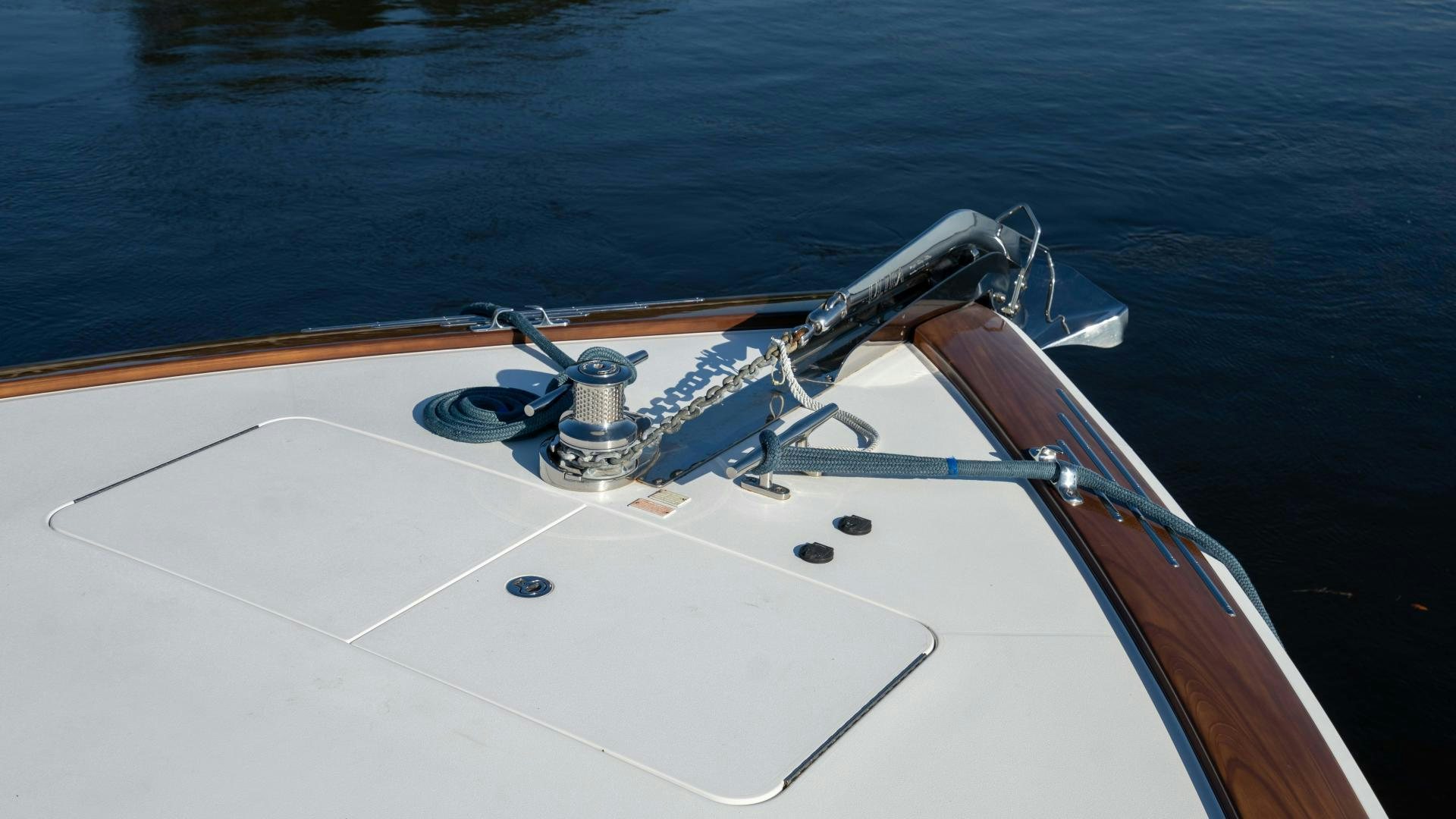 a boat on the water aboard HOW SWEET IT IS Yacht for Sale