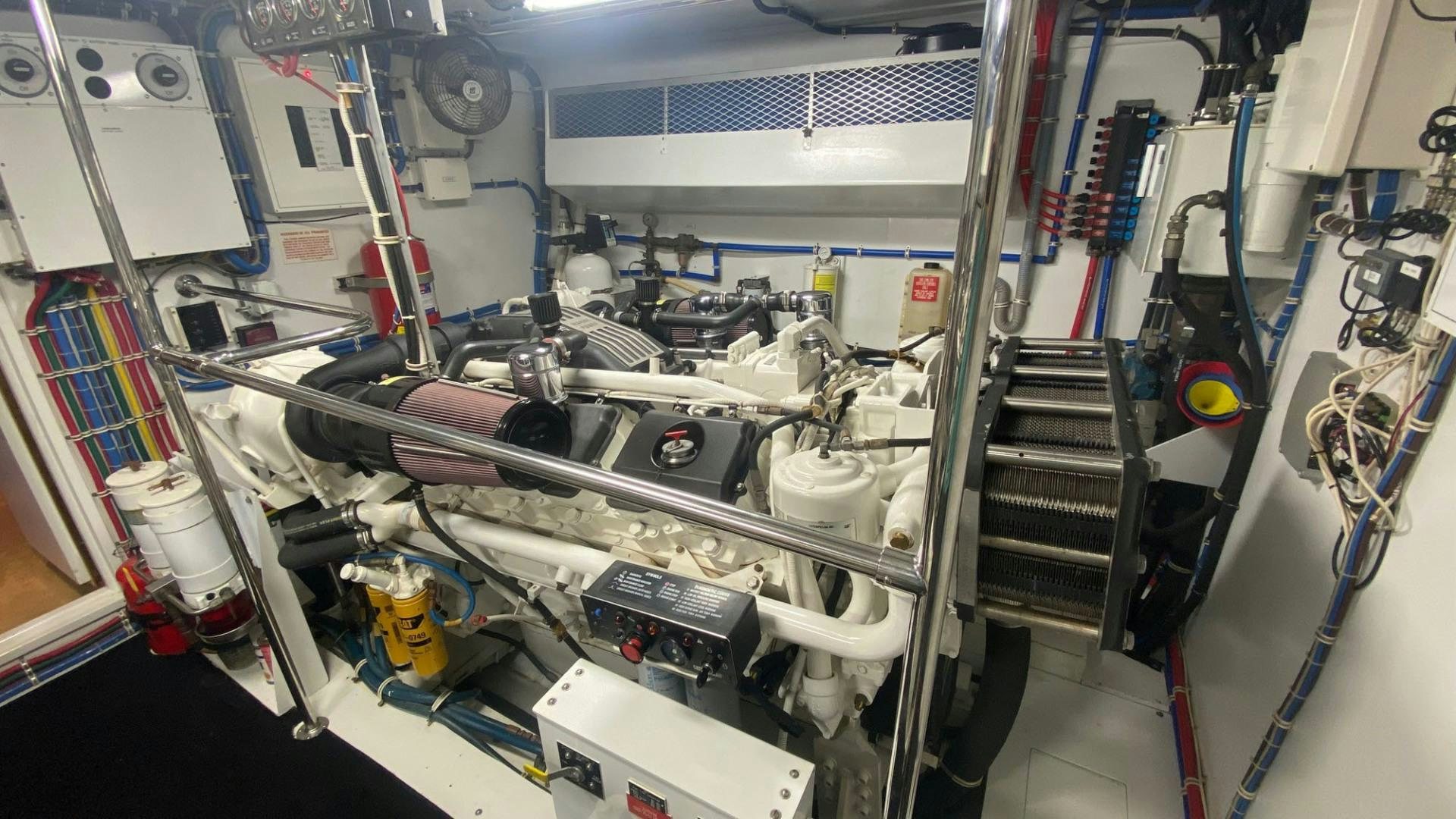 a room with machinery aboard SOCIAL DIRECTOR Yacht for Sale
