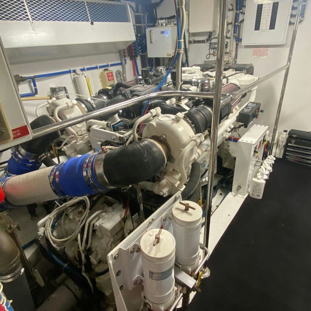 a person in a lab coat aboard SOCIAL DIRECTOR Yacht for Sale