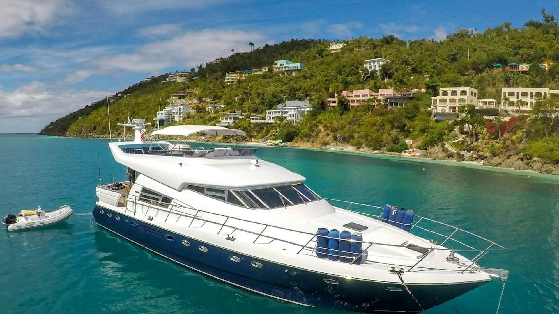 a boat on the water aboard COOL BREEZE Yacht for Sale