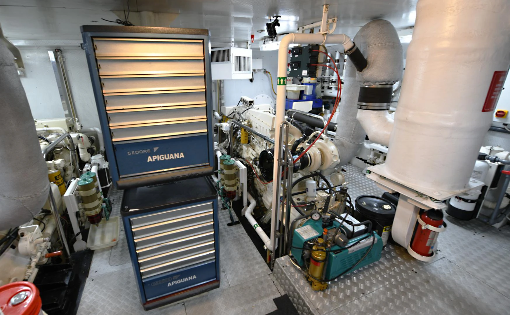 a machine with a large machine aboard AMARELLA F Yacht for Sale