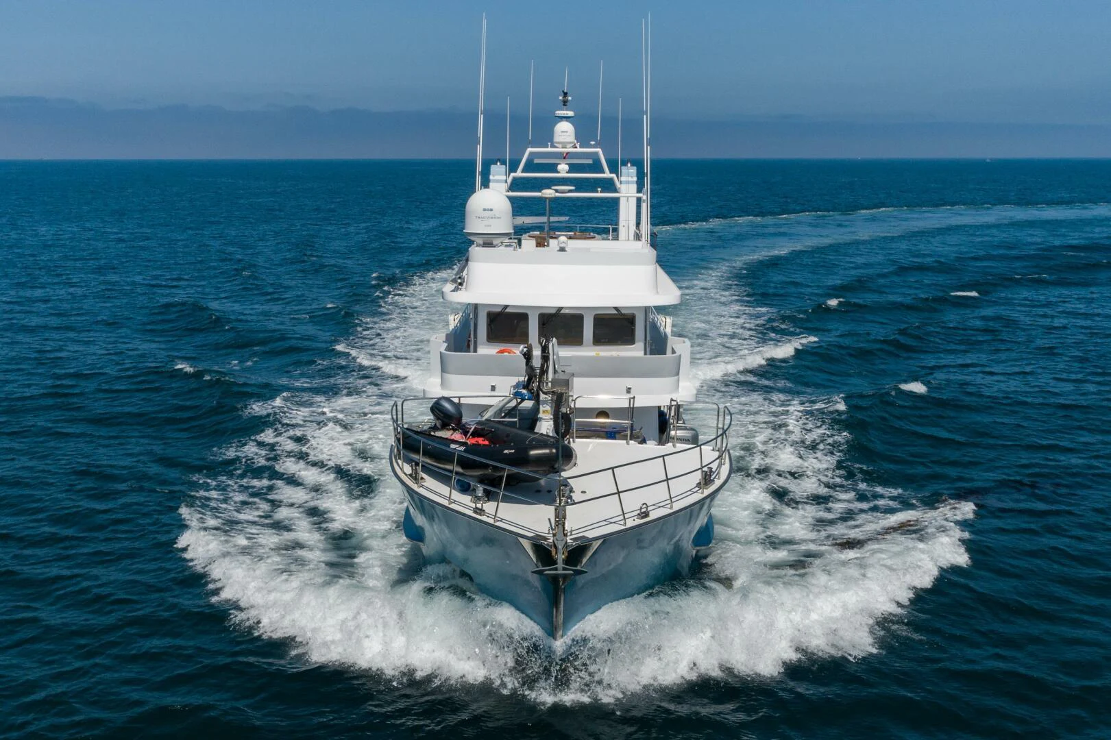 a boat on the water aboard AMARELLA F Yacht for Sale