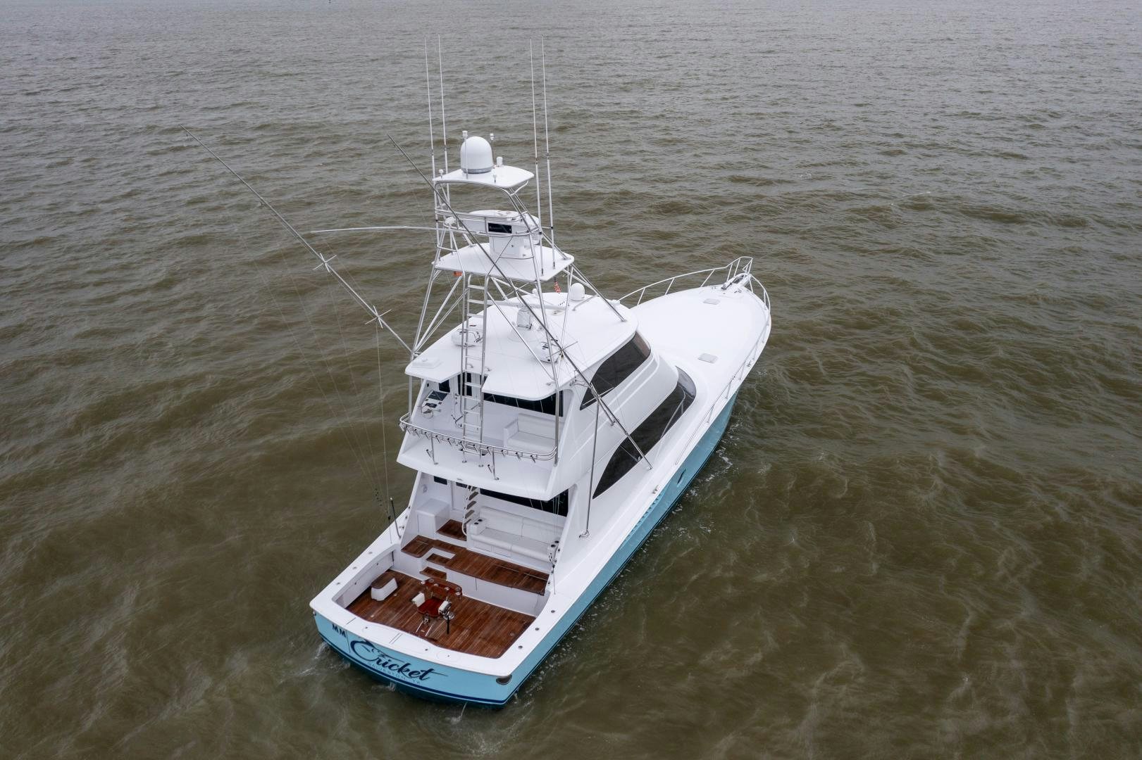 a boat in the water aboard MM CRICKET Yacht for Sale