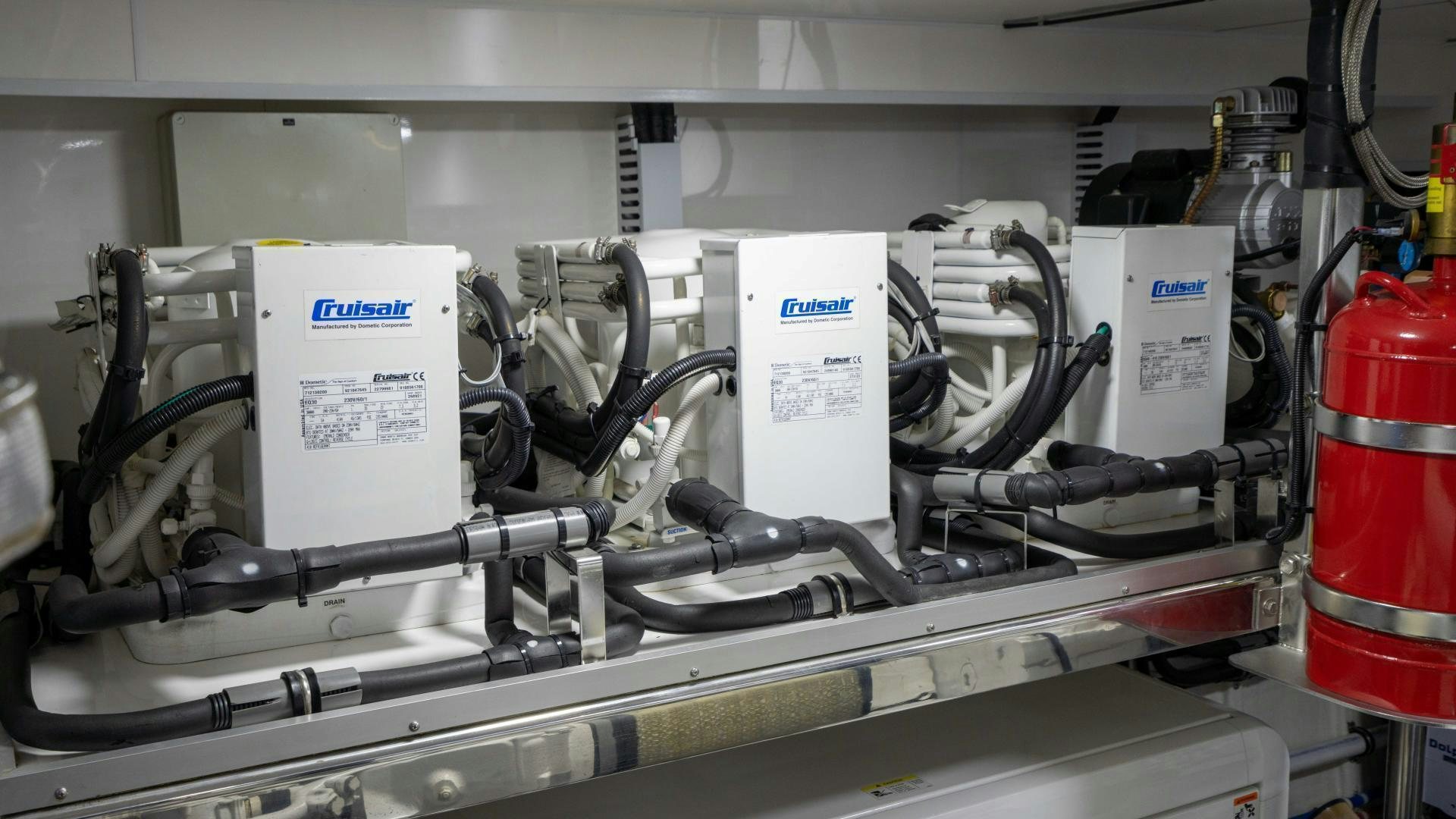 a close-up of a machine aboard RHYTHM'N BLUES Yacht for Sale