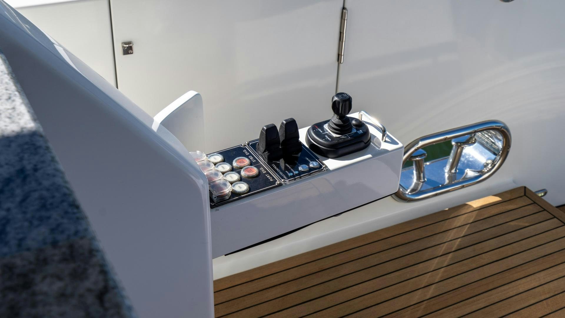 a machine on the counter aboard RHYTHM'N BLUES Yacht for Sale