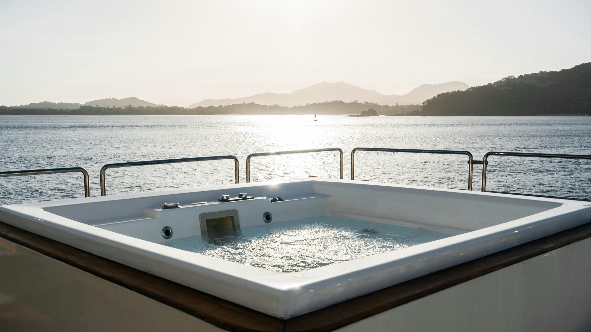 a boat on the water aboard CAMY ED Yacht for Sale