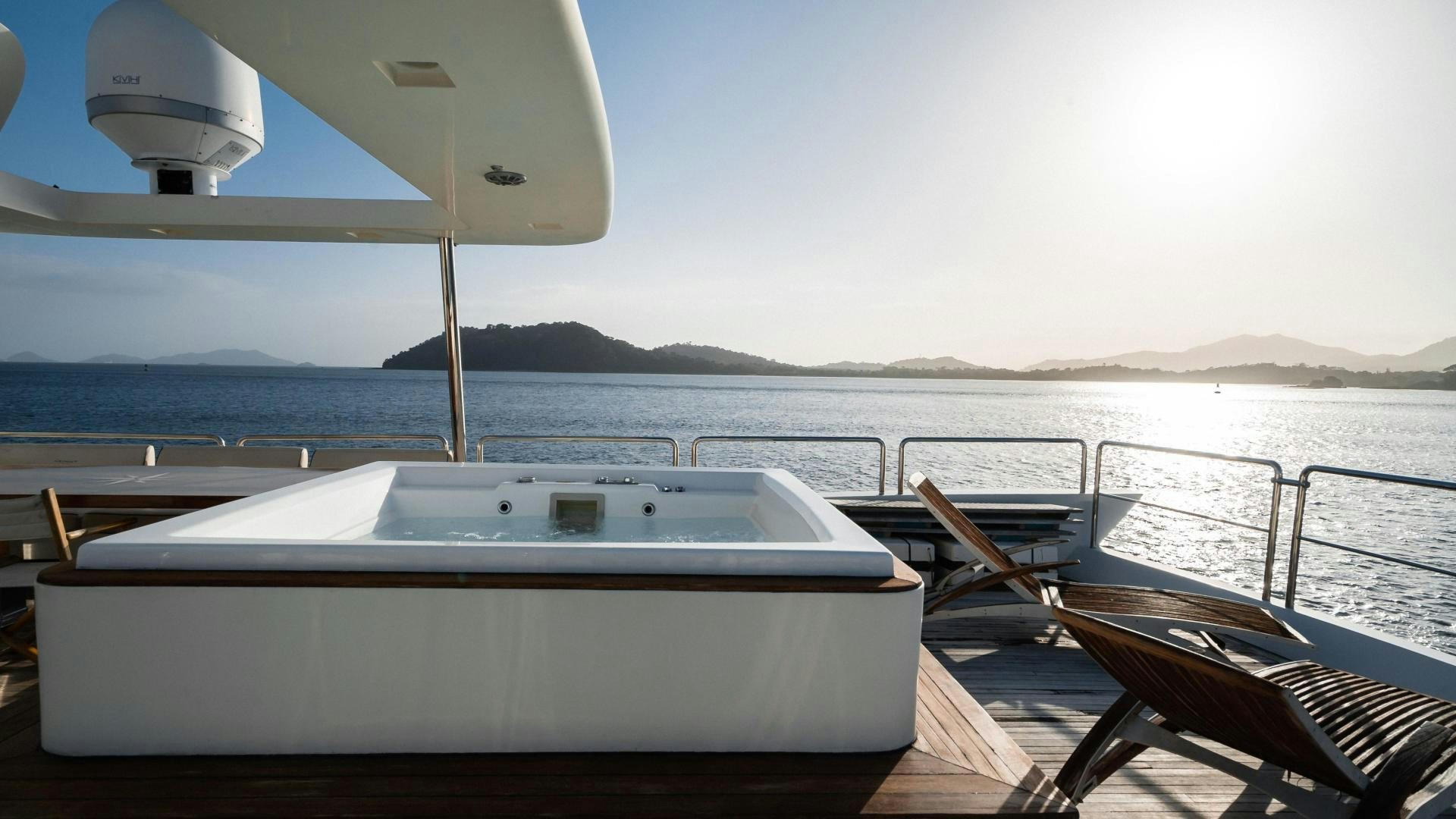 a boat on the water aboard CAMY ED Yacht for Sale