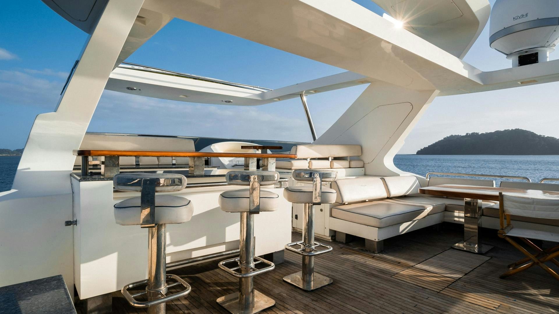 a boat on the water aboard CAMY ED Yacht for Sale