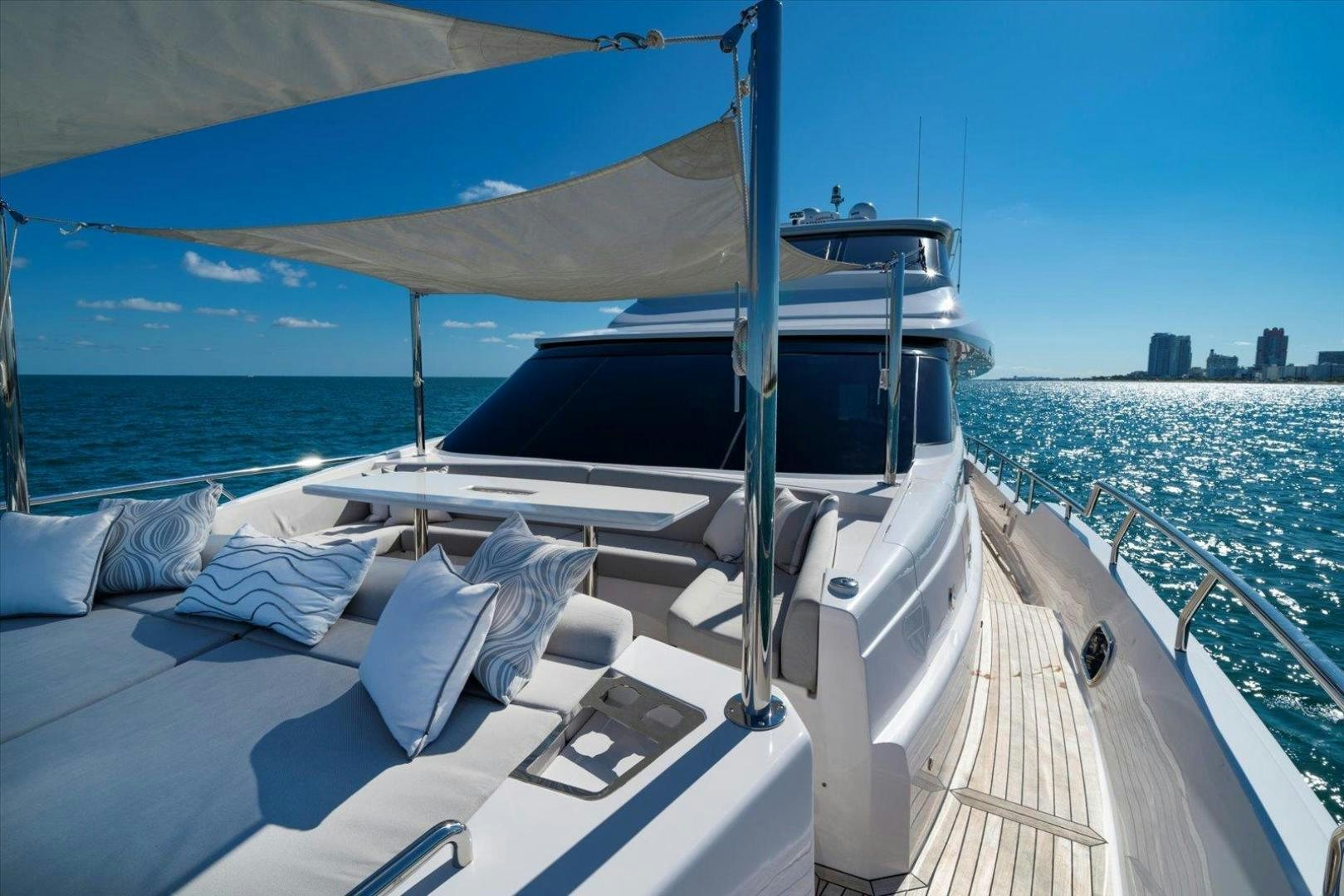 a boat on the water aboard VALIANT Yacht for Sale