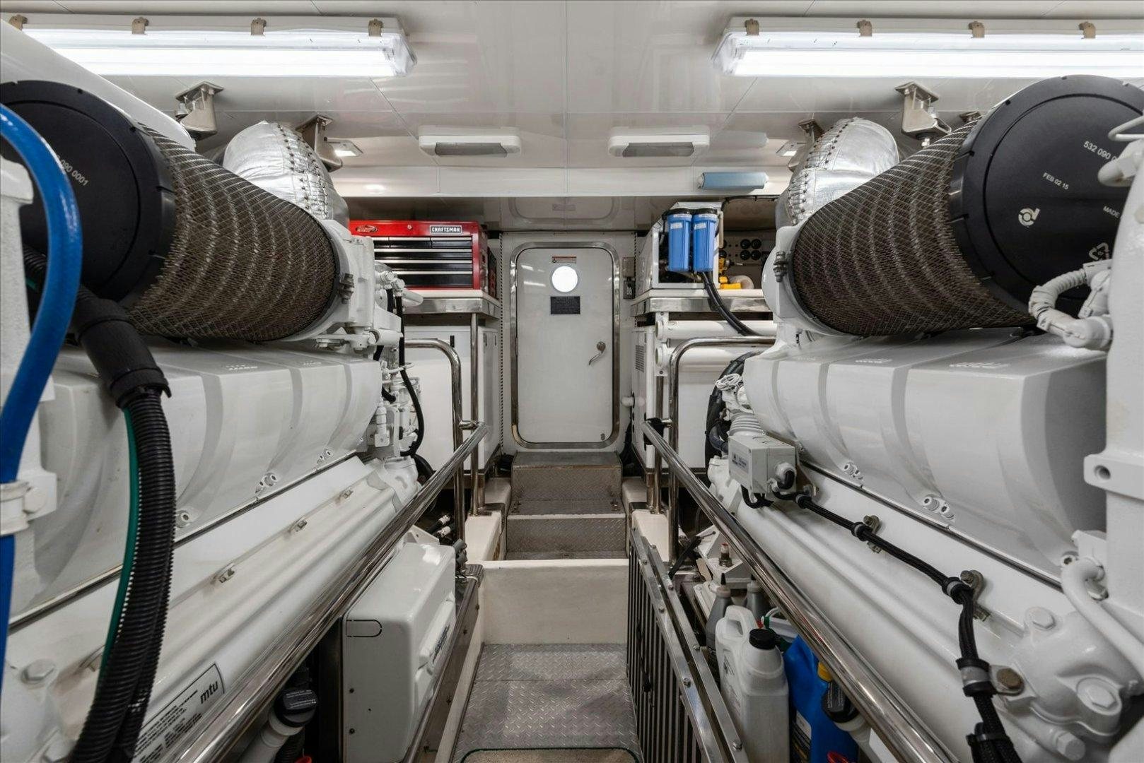 inside of a vehicle aboard Goodlife Yacht for Sale