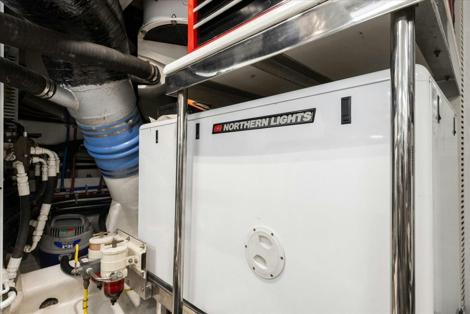 a machine with a blue tube aboard Goodlife Yacht for Sale