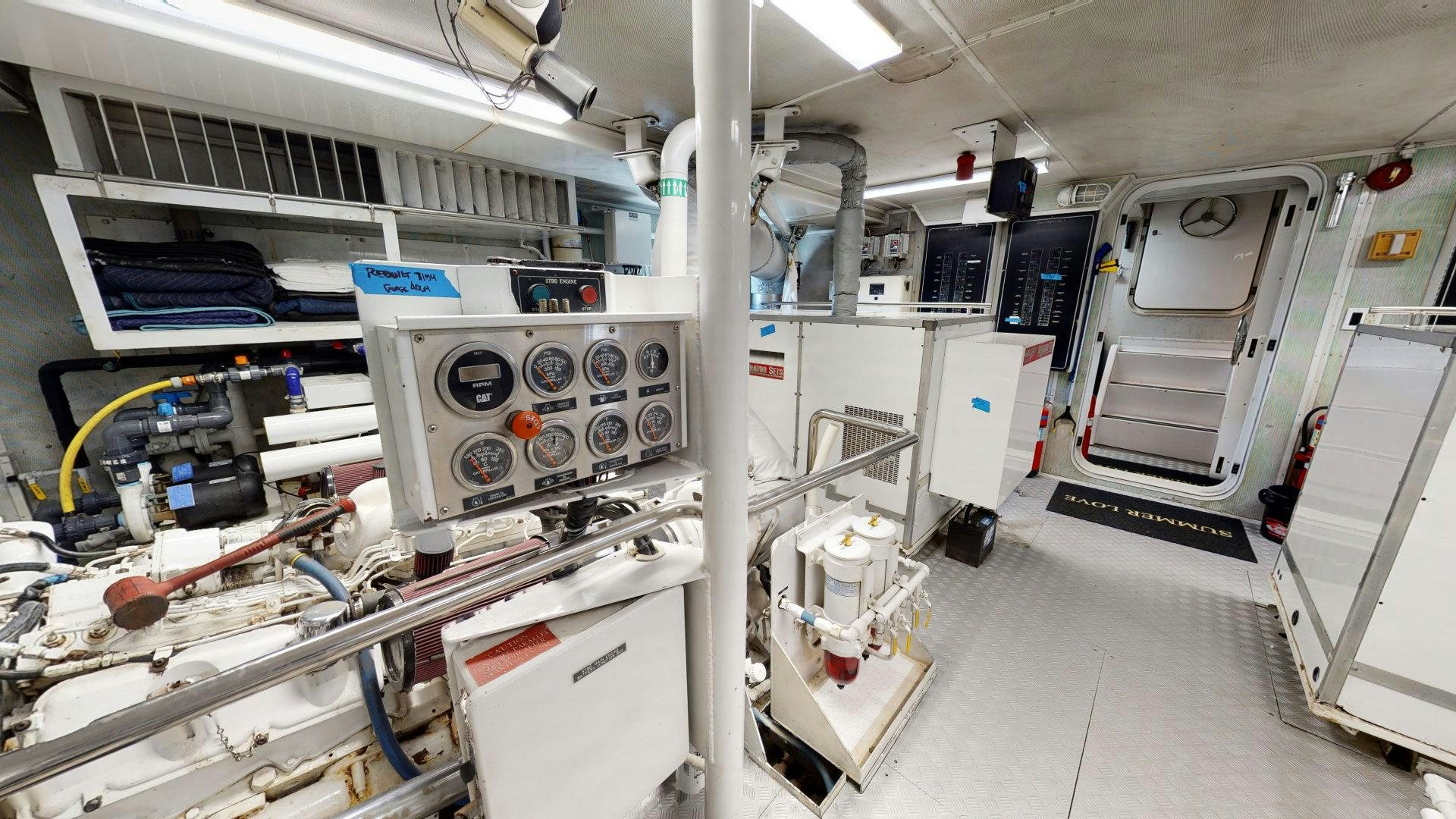 a room with several machines aboard SUMMER LOVE Yacht for Sale