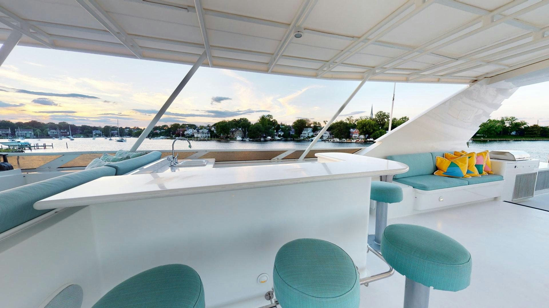 a boat on the water aboard SUMMER LOVE Yacht for Sale
