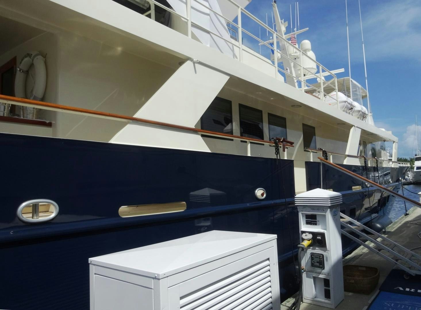 a boat with a deck aboard ARIADNE Yacht for Sale
