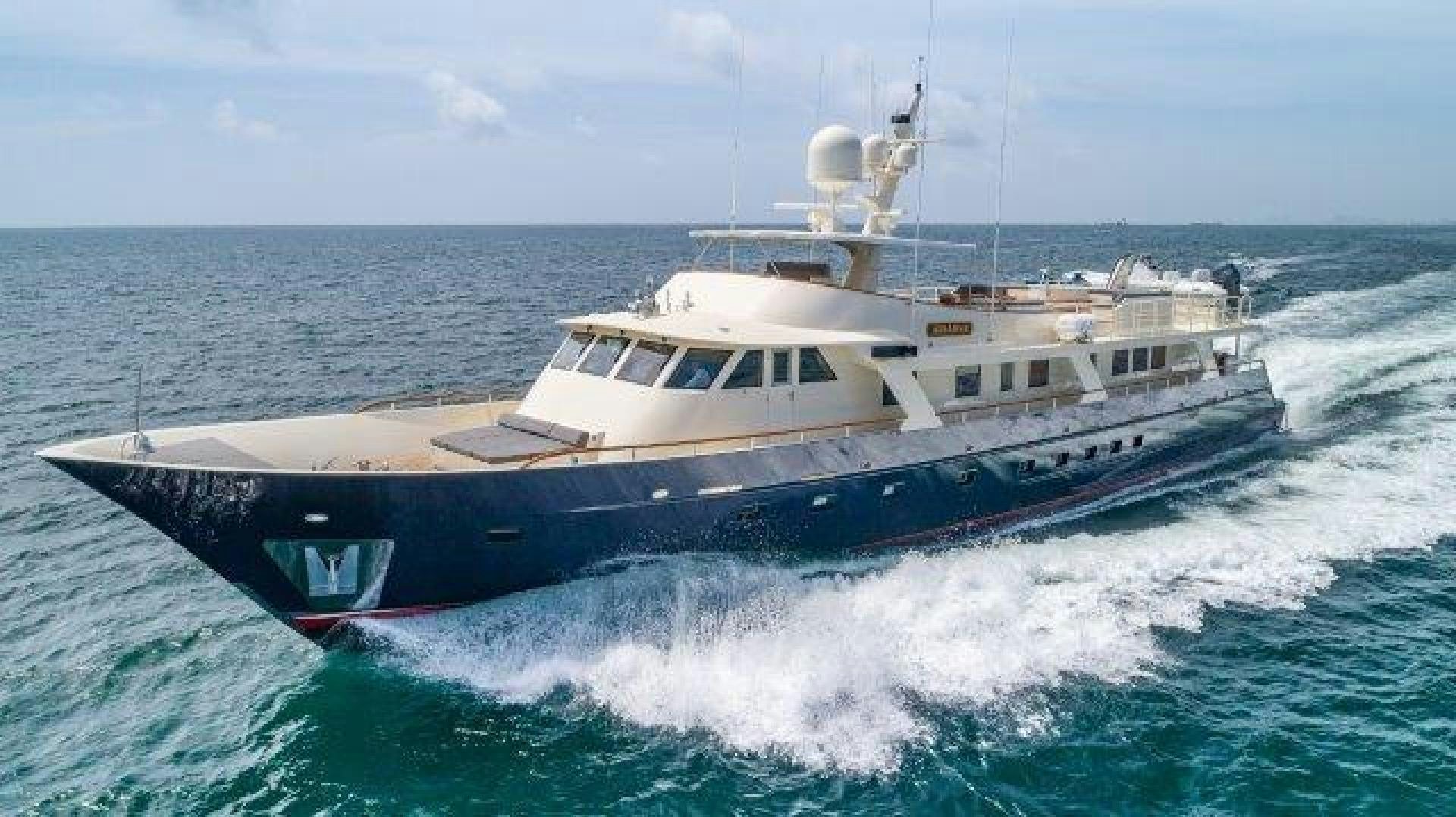 a boat on the water aboard ARIADNE Yacht for Sale