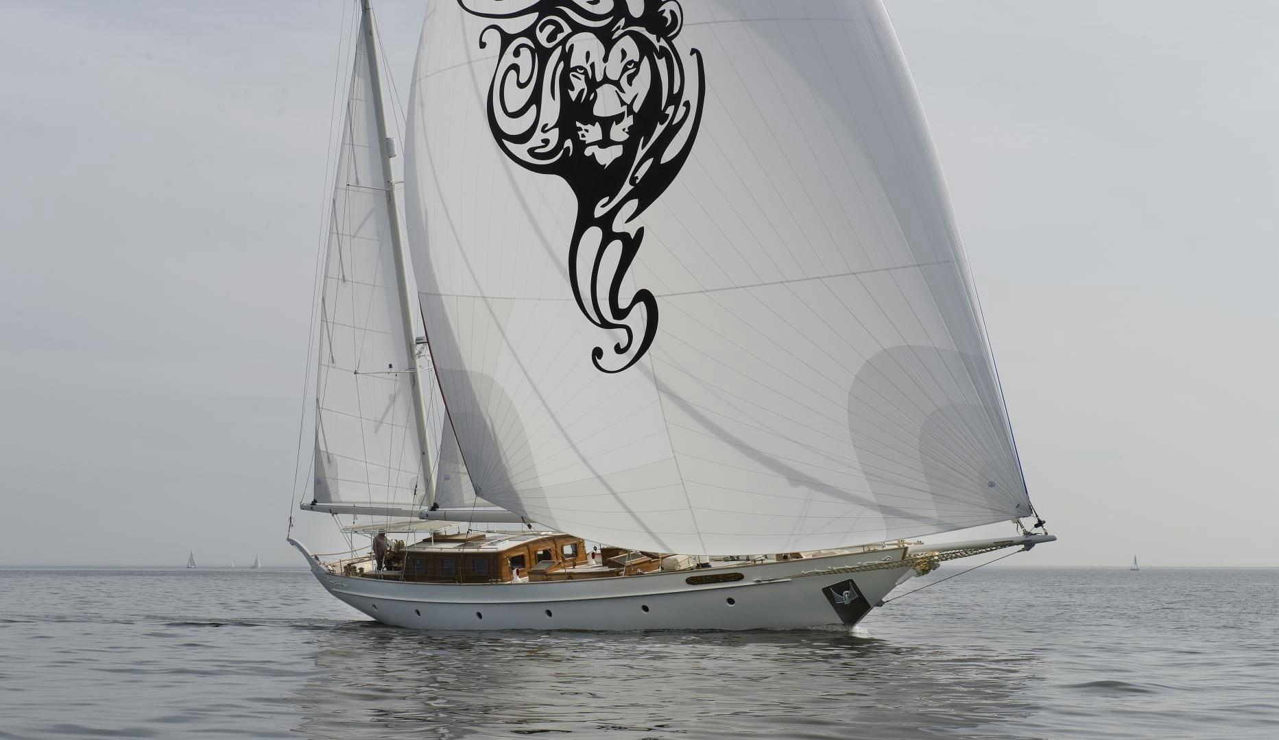 a sailboat in the water aboard SPIRIT OF VENICE Yacht for Sale