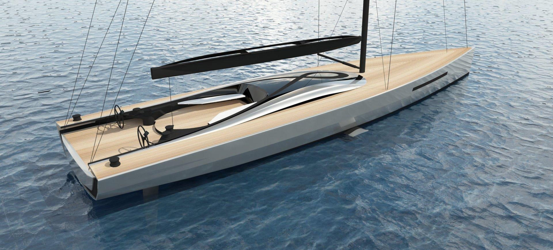 a boat on the water aboard INFINITI 105 Yacht for Sale