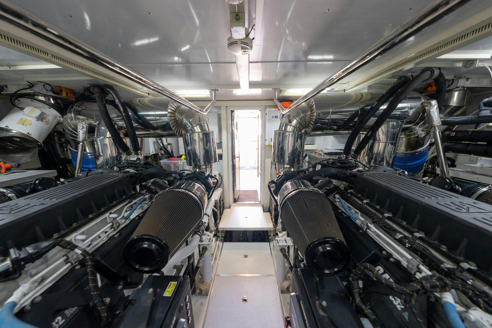 inside view of a factory aboard ENCORE Yacht for Sale