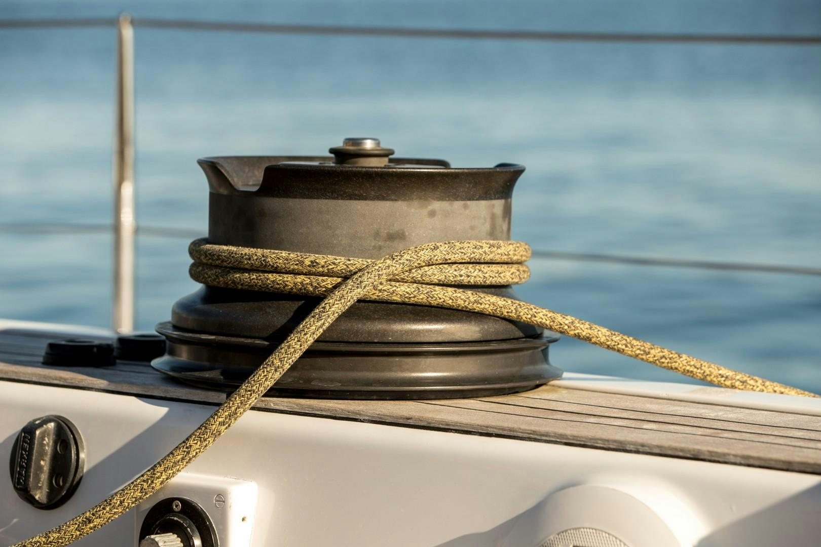 a close-up of a radio aboard UMIKO Yacht for Sale