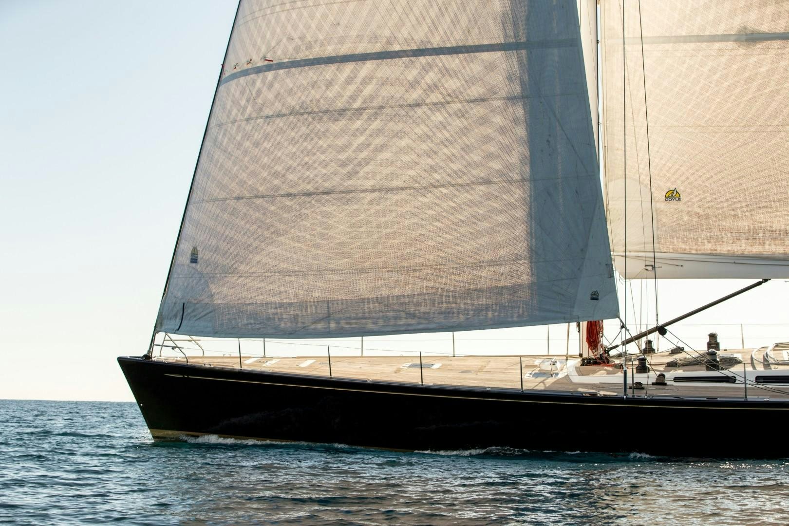 a sailboat on the water aboard UMIKO Yacht for Sale