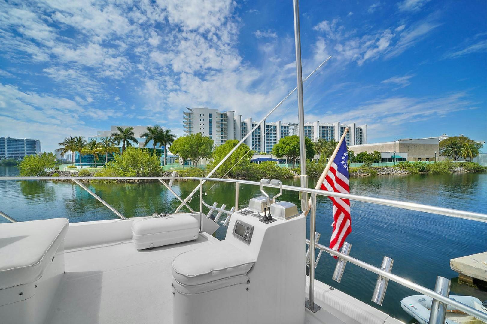 a boat on the water aboard STEALIN TIME Yacht for Sale