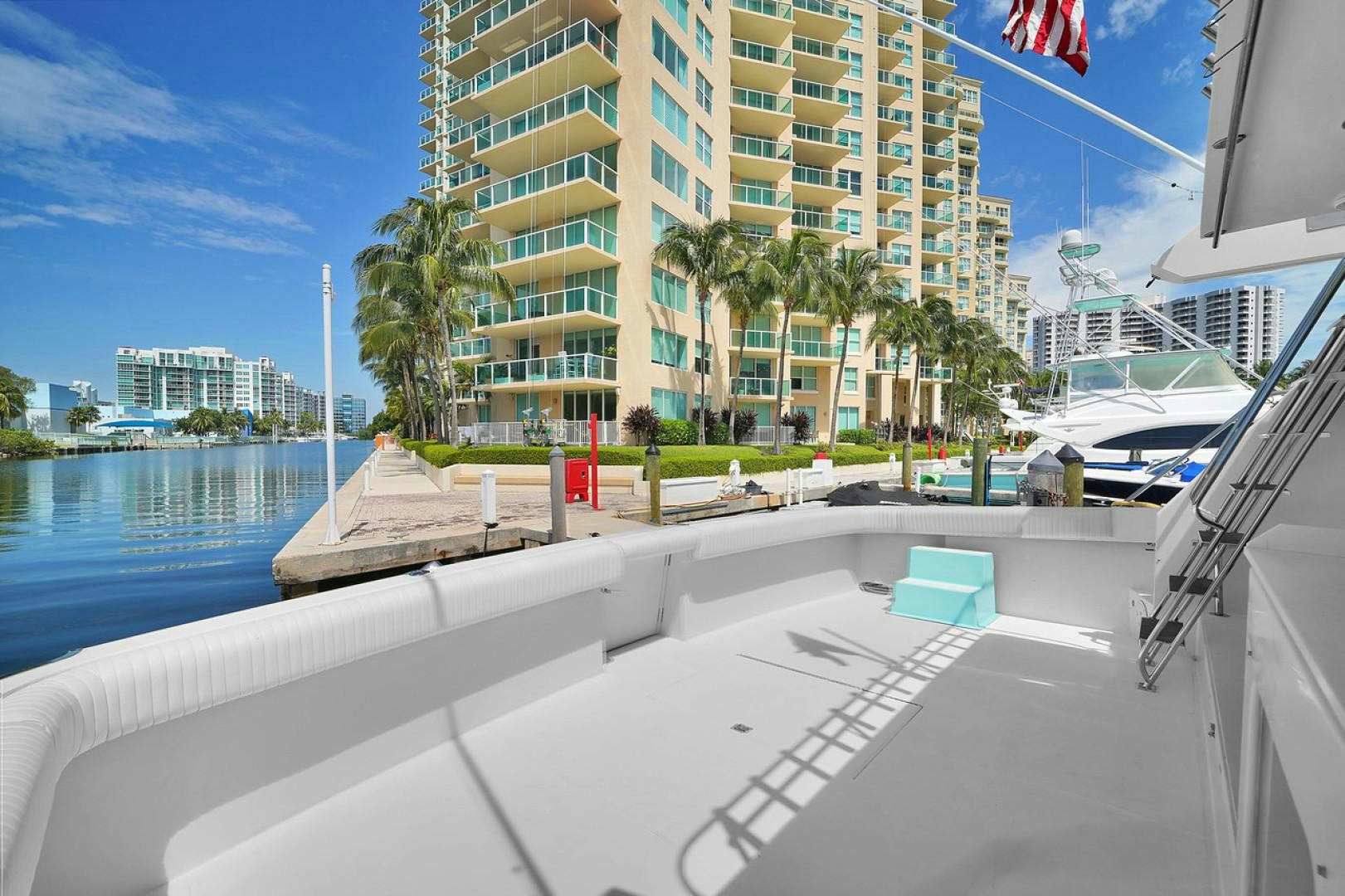 a boat on the water aboard STEALIN TIME Yacht for Sale