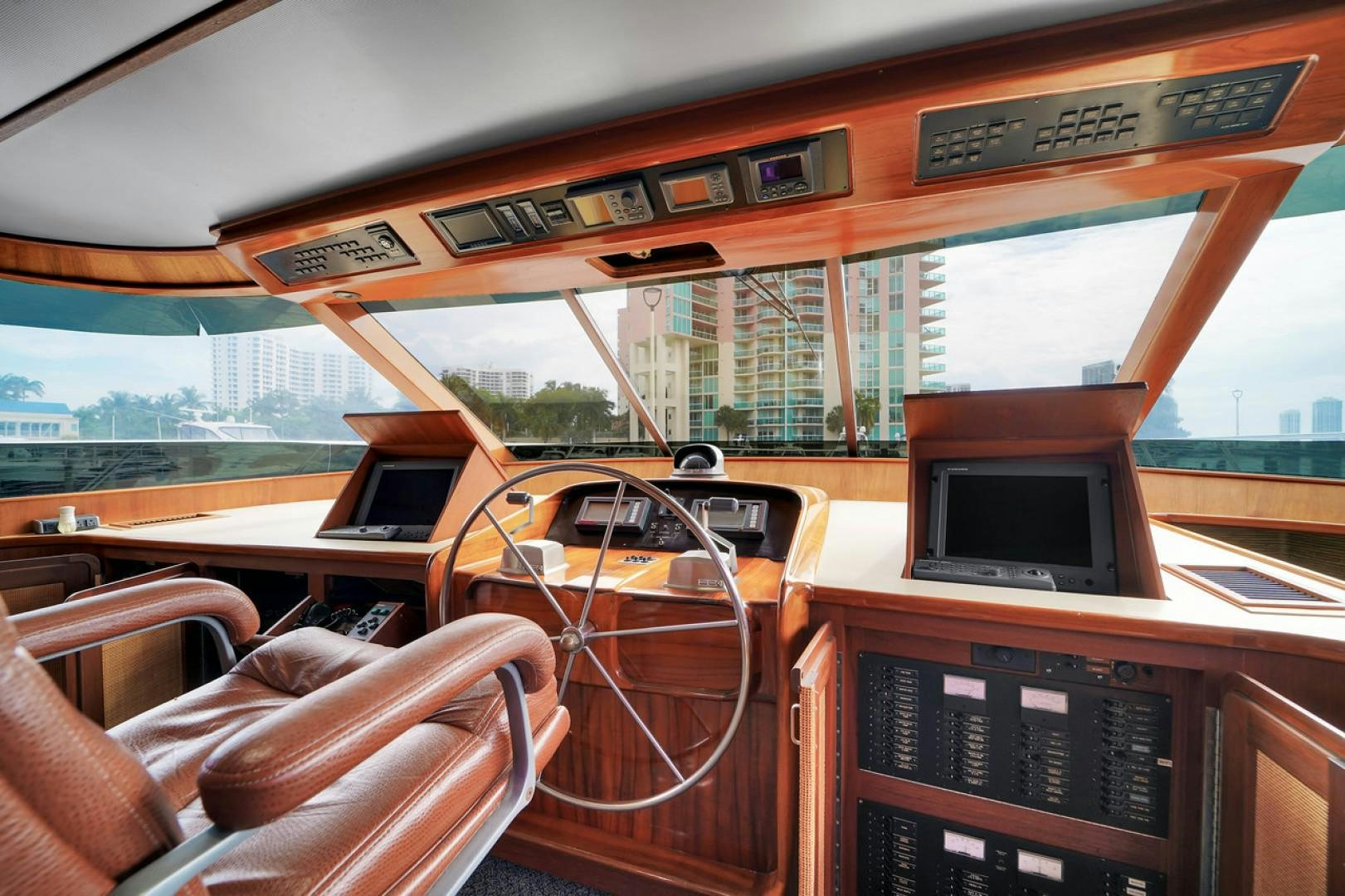 inside of a bus aboard STEALIN TIME Yacht for Sale