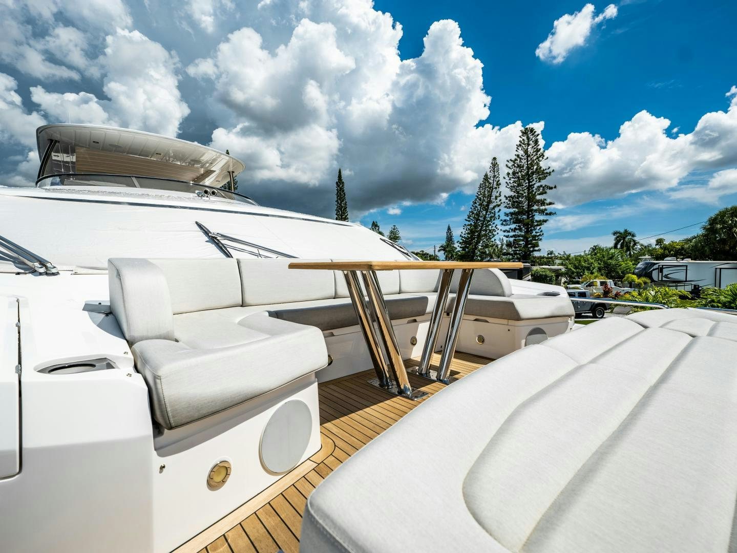 the inside of a boat aboard TATIS Yacht for Sale