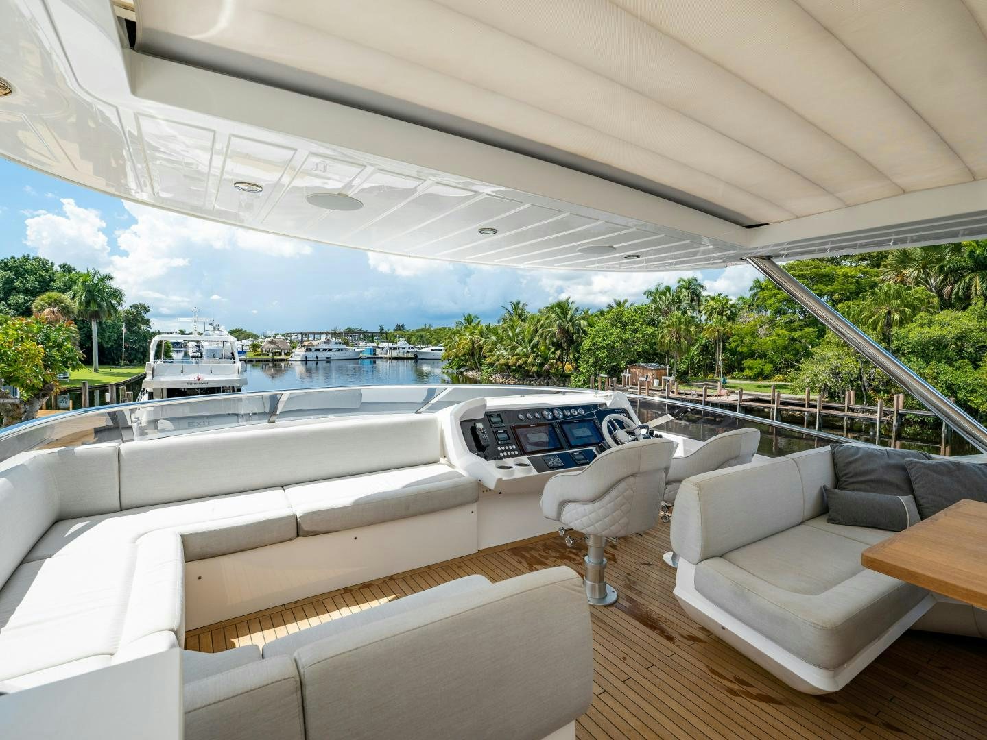a boat on the water aboard TATIS Yacht for Sale