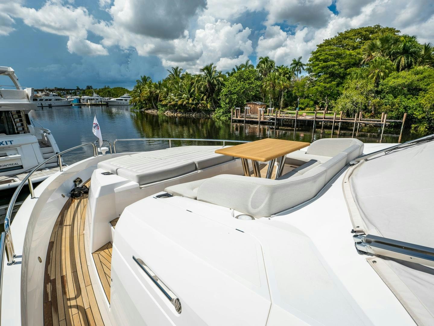 a boat on the water aboard TATIS Yacht for Sale